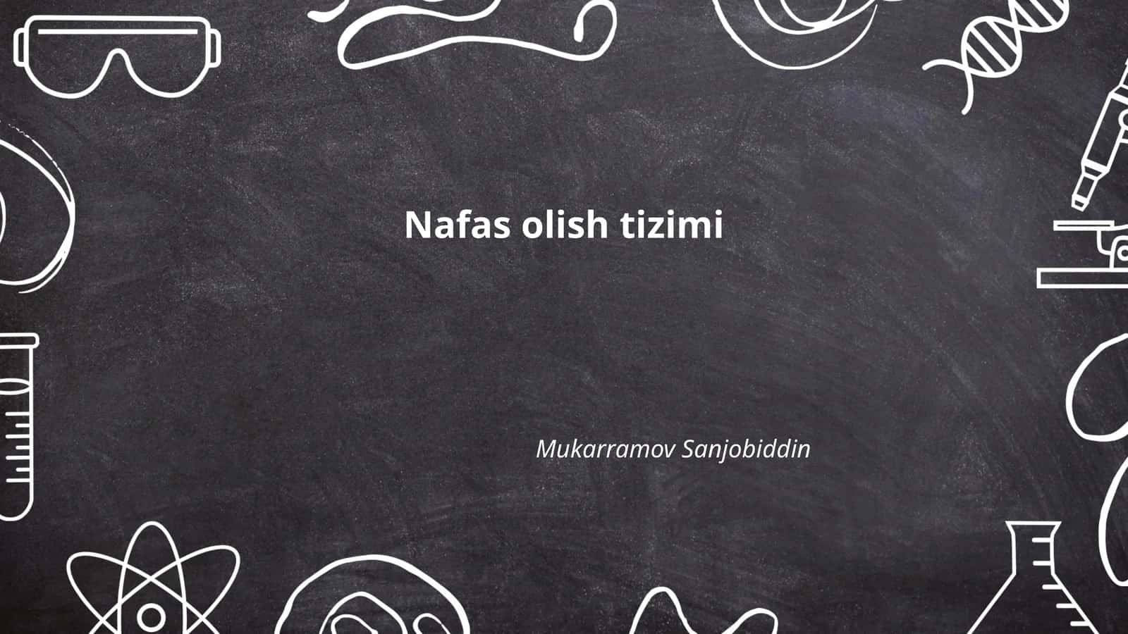 Nafas olish tizimi 1
