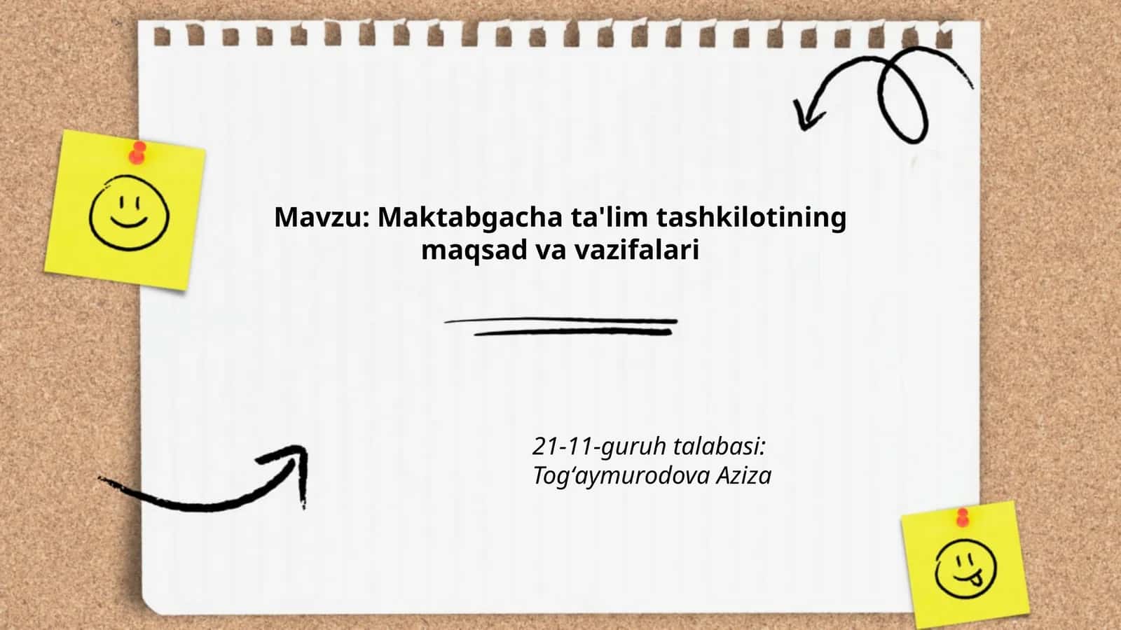 Maktabgacha ta'lim tashkilotining maqsad va vazifalari 1