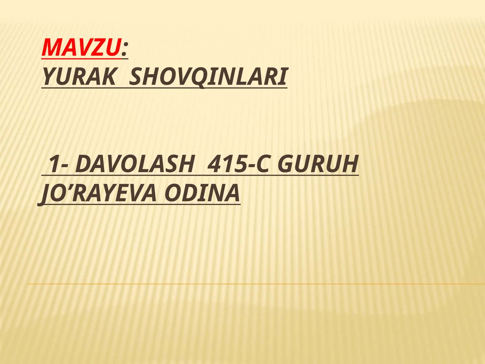 Yurak shovqinlari va  davolash 1