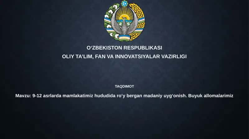9-12-asrlarda madaniy yuksalish 1