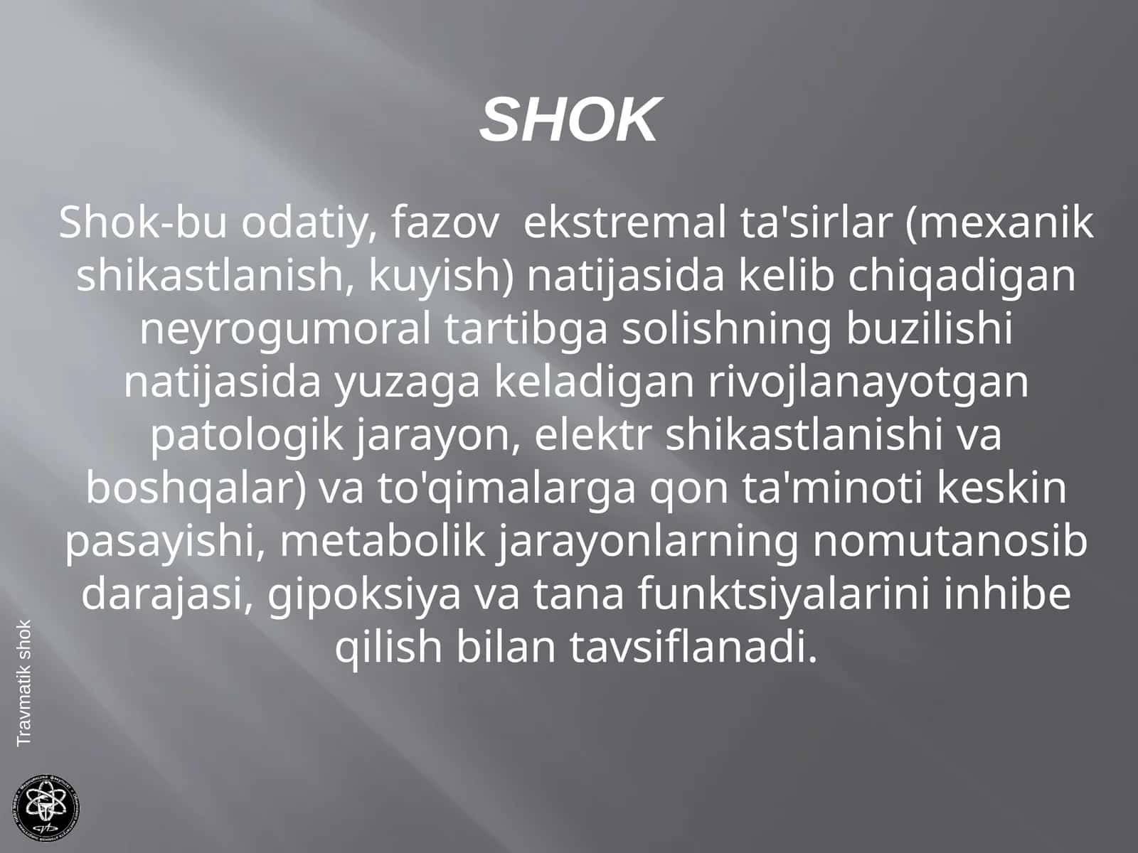 Travmatik shok 1