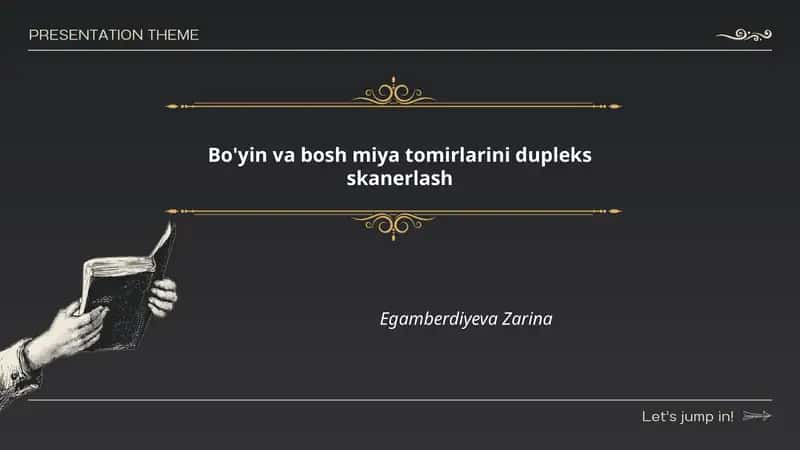 Bo'yin va bosh miya tomirlarini dupleks skanerlash 1