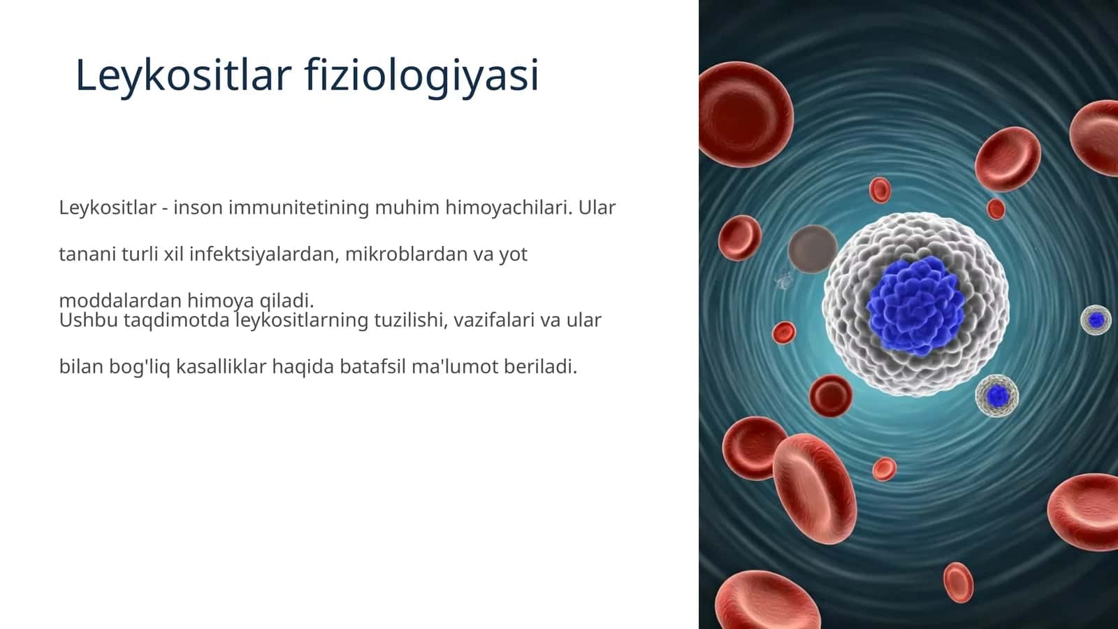 Leykositlar fiziologiyasi 1