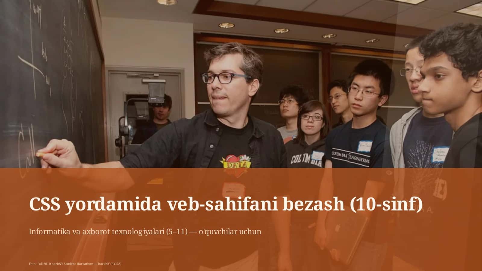 CSS yordamida veb-sahifani bezash (10-sinf) 1