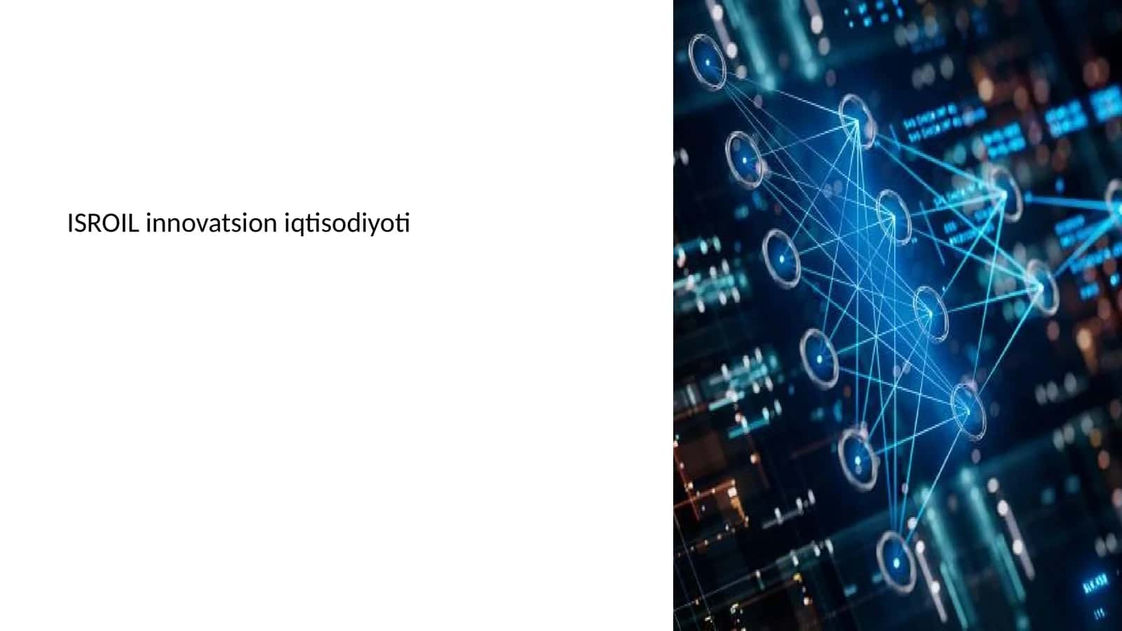 ISROIL innovatsion iqtisodiyoti 1