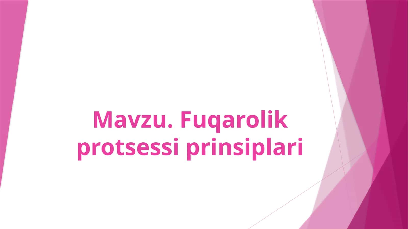 Fuqarolik protsessiprinsiplari 1