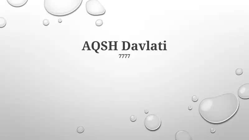 AQSH Davlati 1