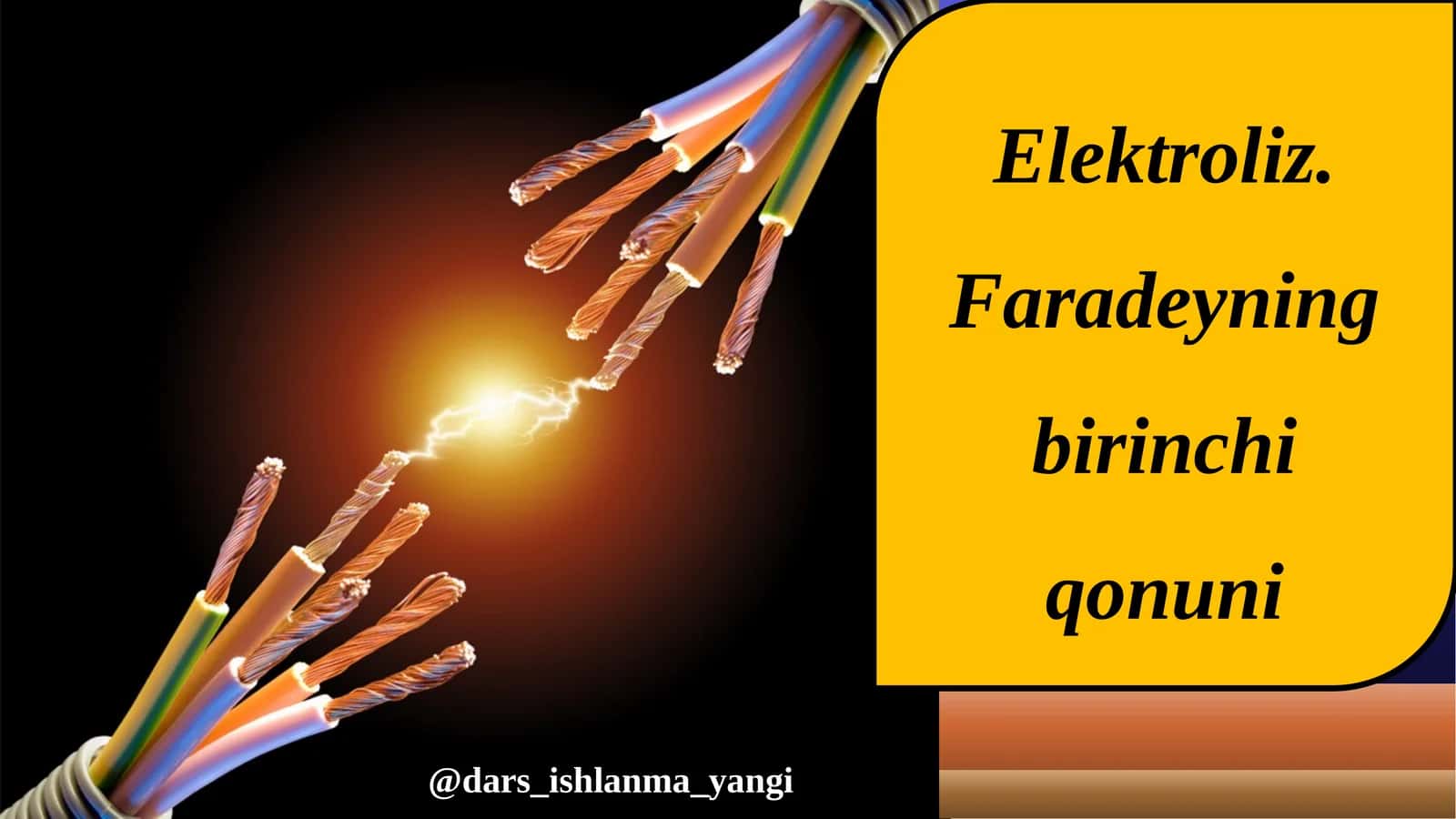 Elektroliz.Faradeyning  birinchi qonuni 1