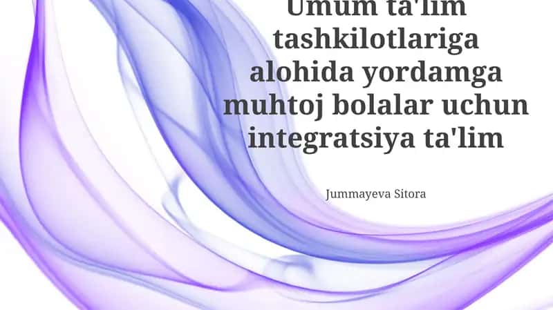 Inklyuziv Ta'limning Asosiy Tamoyillari 1