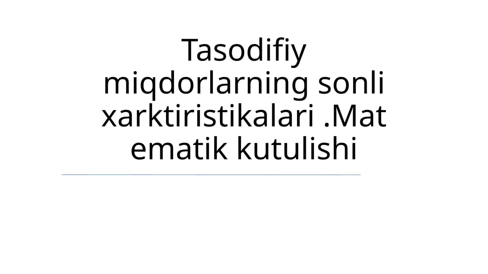 Matematik kutulishi 1