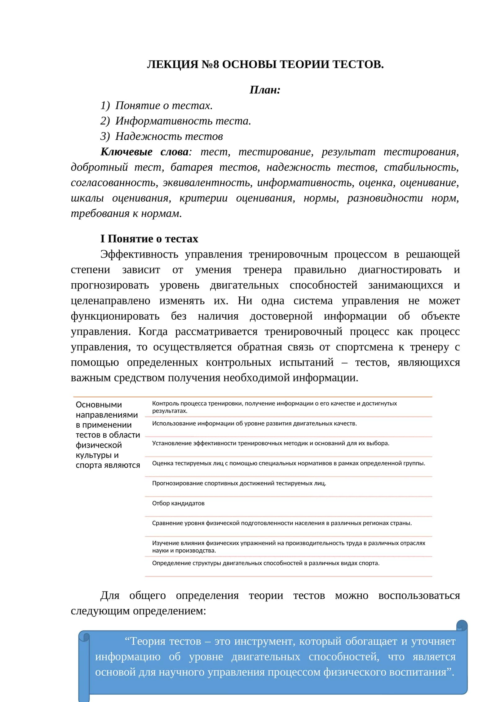 Основы теории тестов 1