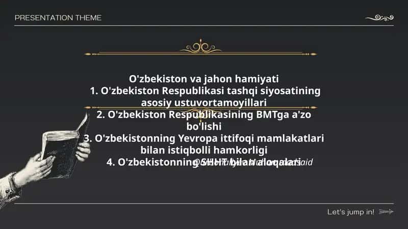 O'zbekiston va jahon hamiyati 1