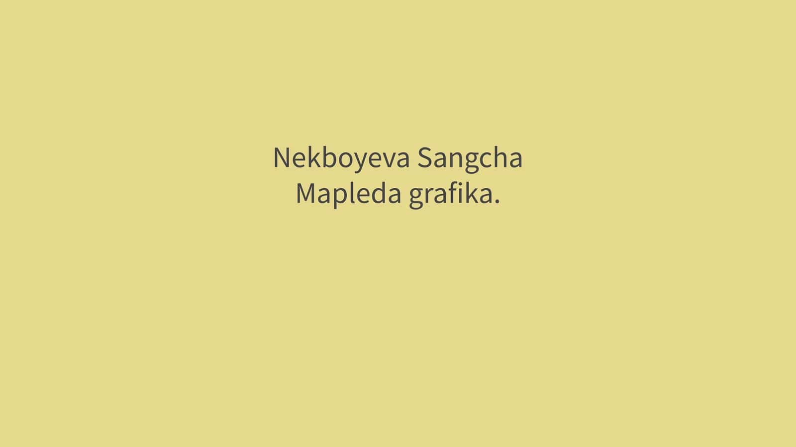 Mapleda grafika 1