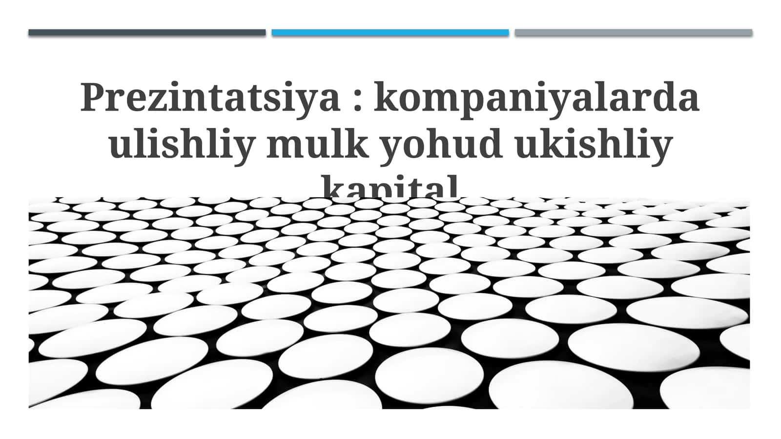 Aksiyadorlik Mulki va Ustav Kapital 1