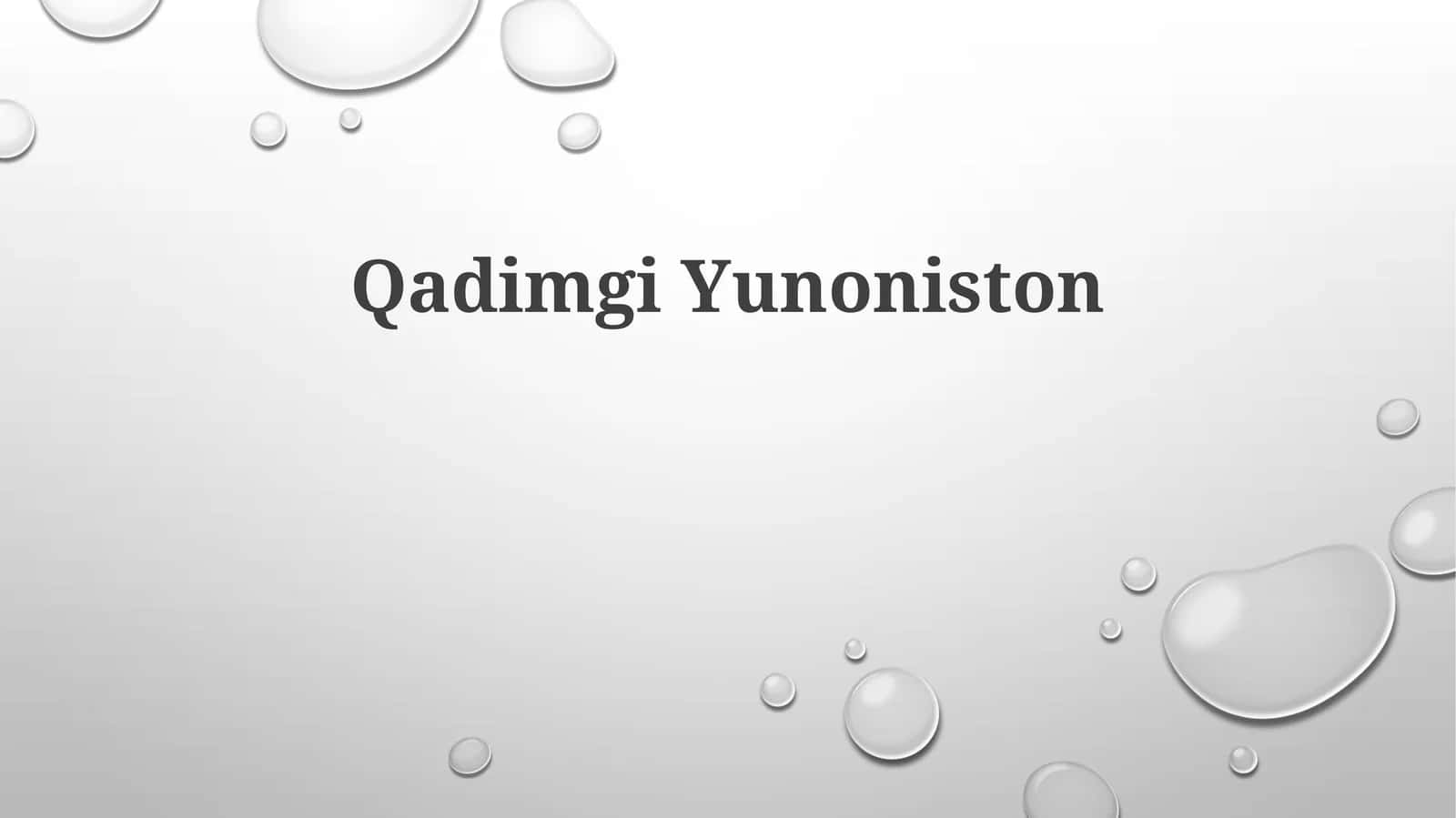 QadimgiYunoniston 1