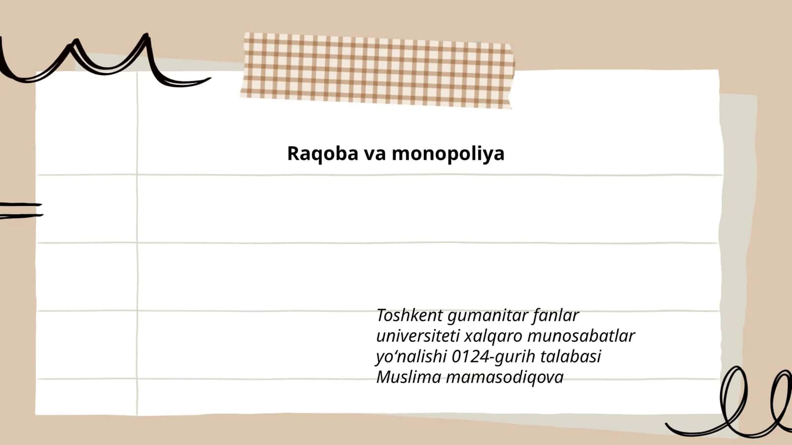 Raqoba va monopoliya 1