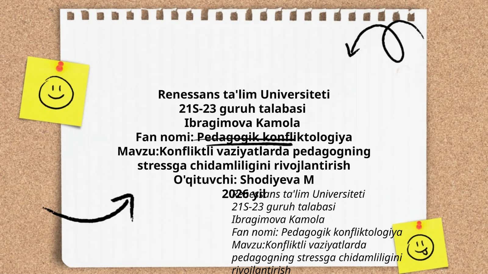 Pedagogik konfliktologiya 1