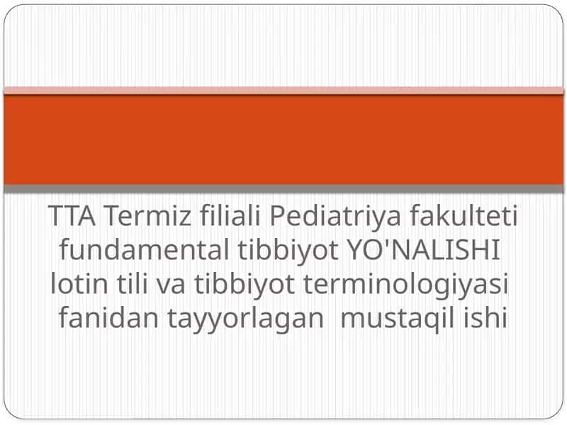 Retsept tarixi. Dorivor o’simliklar 1