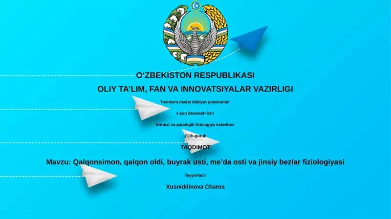 Endokrin bezlar fiziologiyasi 1
