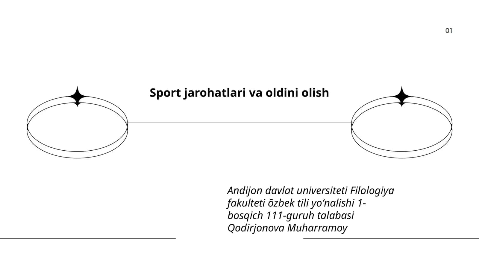Sport jarohatlari va oldini olish 1