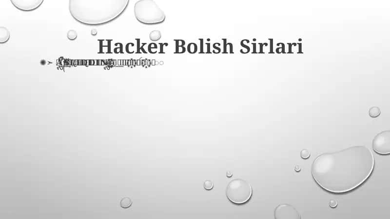 Hacker Bolish Sirlari 1