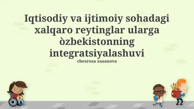 Xalqaro Reytinglar 1