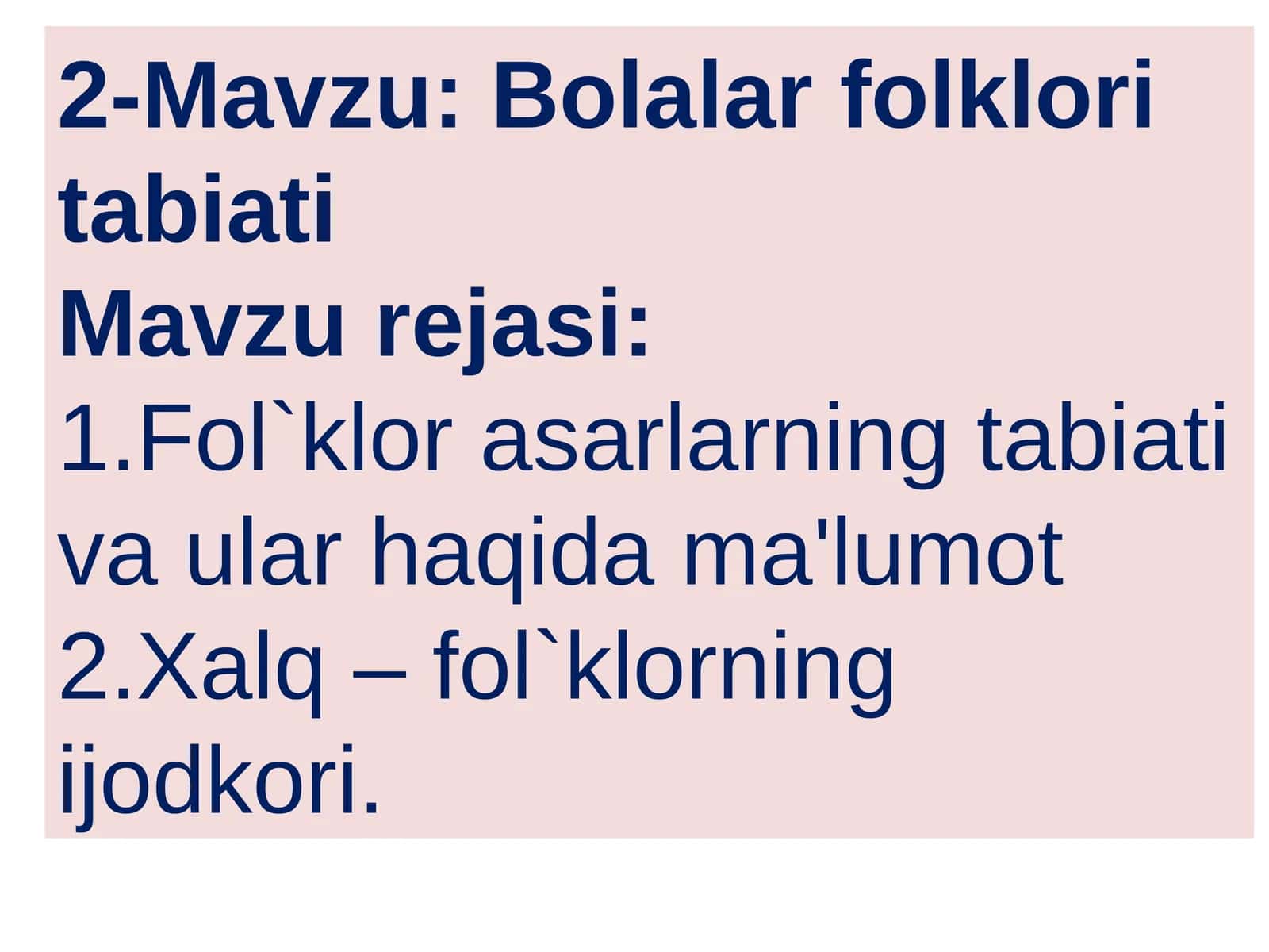 Bolalar folklori tabiati 1
