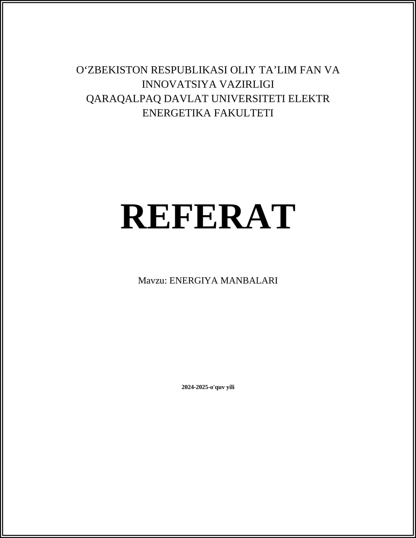 ENERGIYA MANBALARI 1