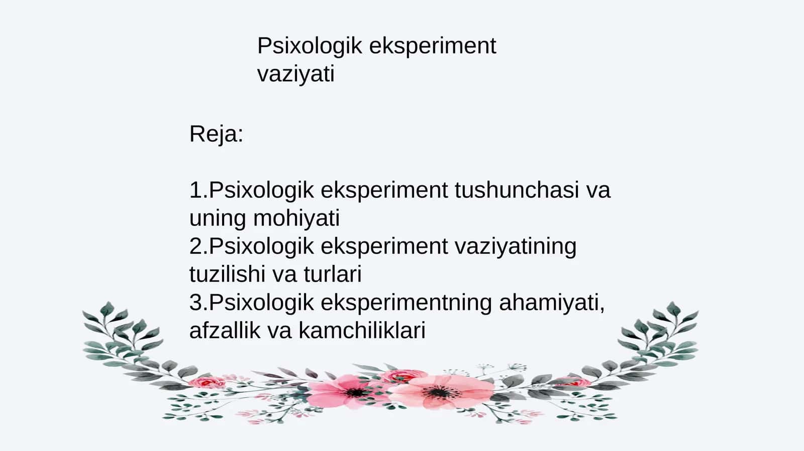 Psixologik eksperiment vaziyati 1
