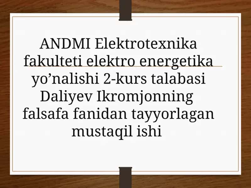Ontologik va Munosabat Dosh Kategoriyalarning Uyg'unligi 1