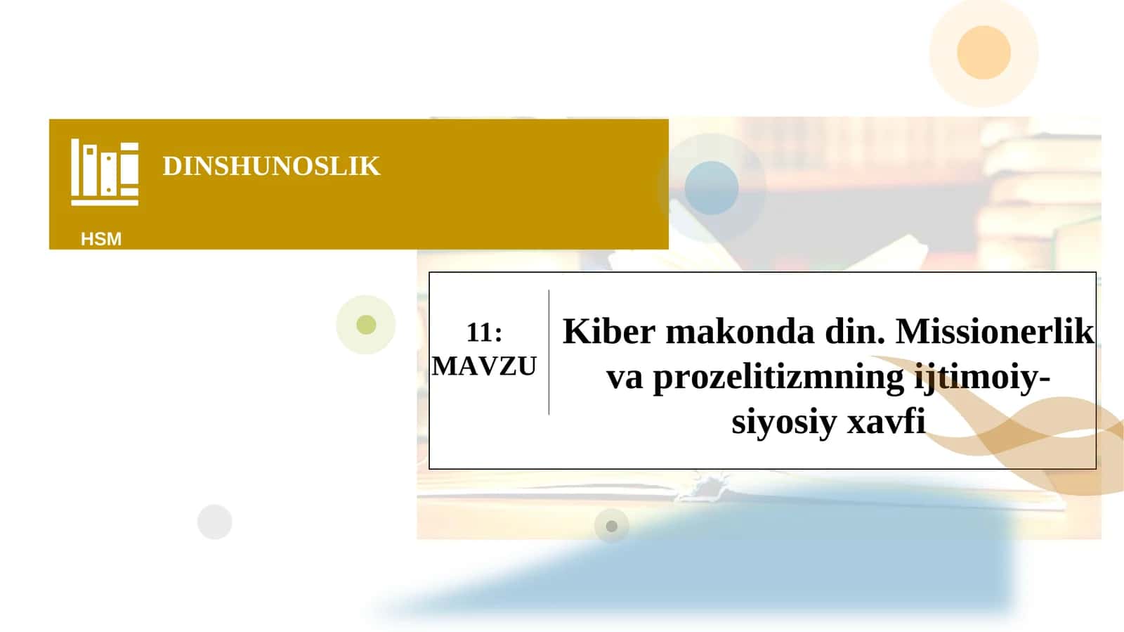 Dinlar falsafasi 1