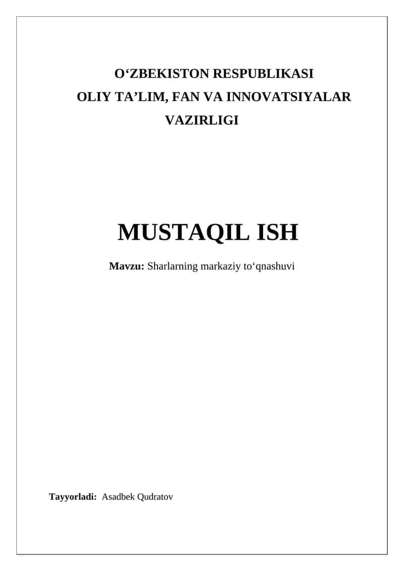 Sharlarning markaziy toʻqnashuvi 1