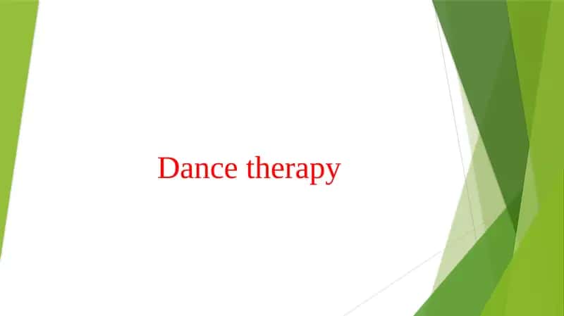 Dance therapy 1