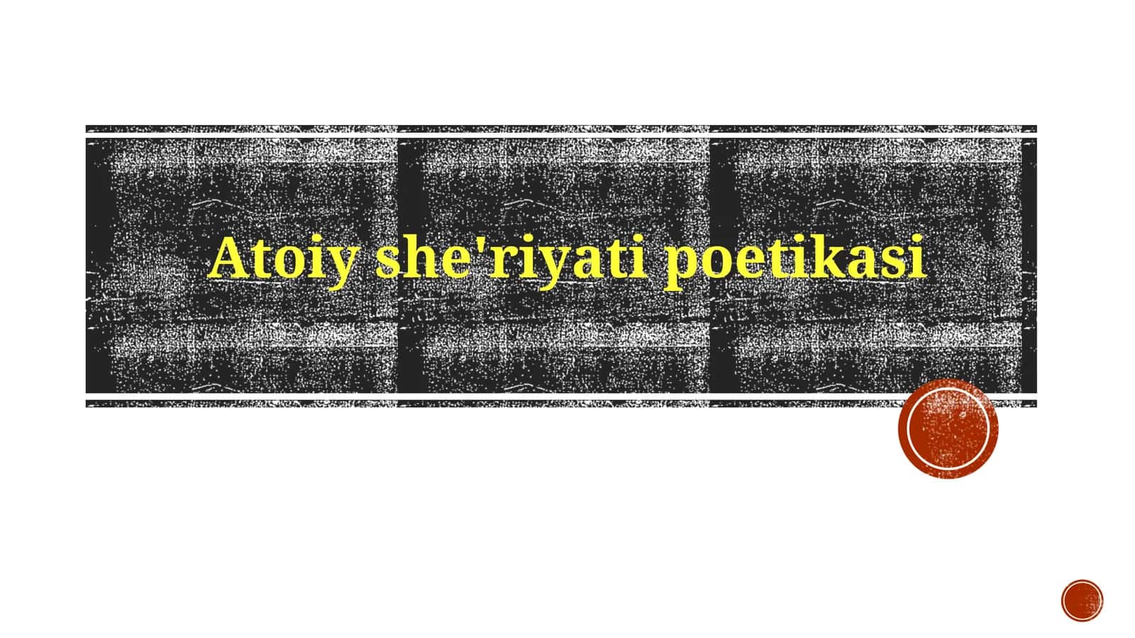 Atoiy Sheʼriyatining Mavzu va Mohiyati 1