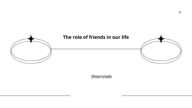 The role of friends in our life 1