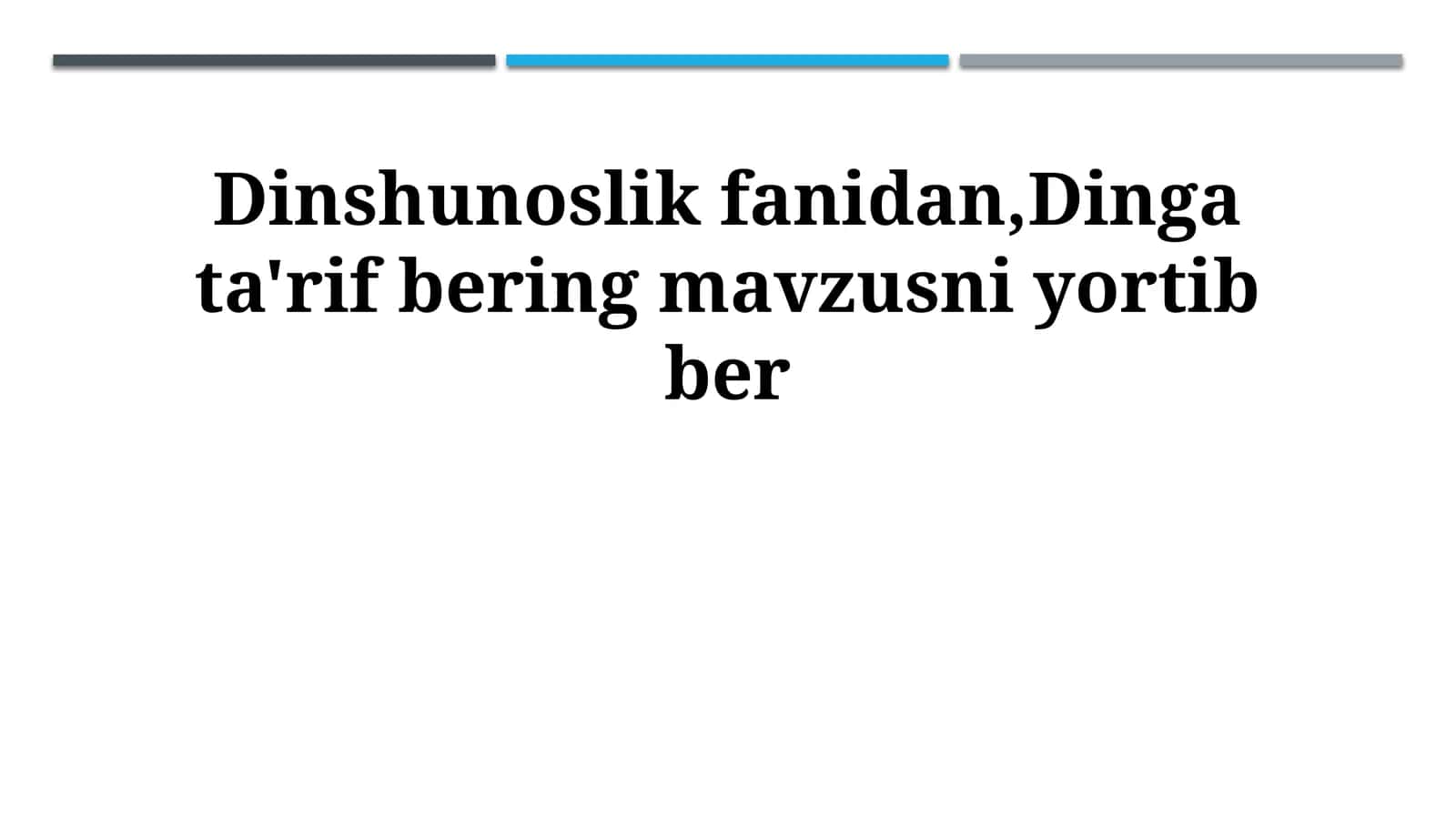 Din Ilmining Metodologiyasi va Yondashuvlari 1