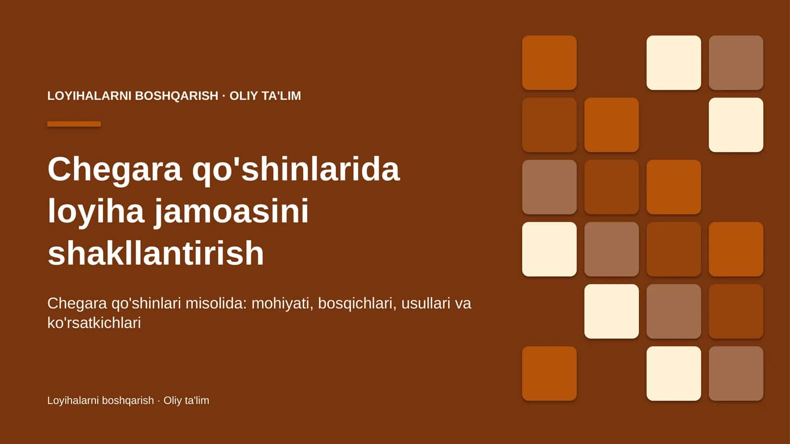 chegara qo'shinlarida loyiha jamoasini shakllantirish 6112 1