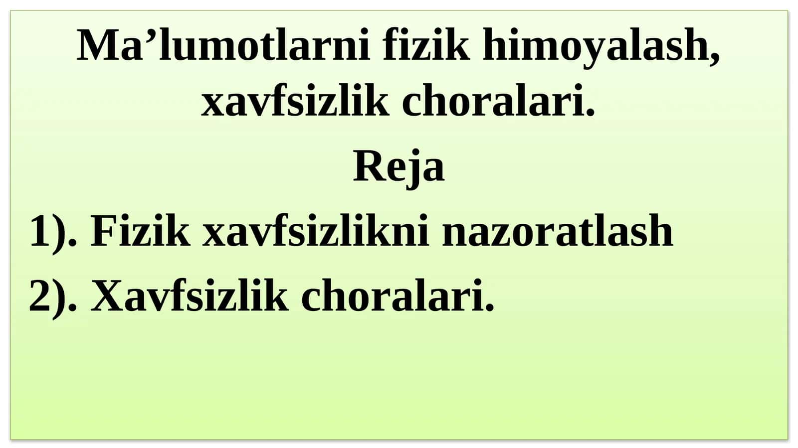 Fizik va Kimyo 1