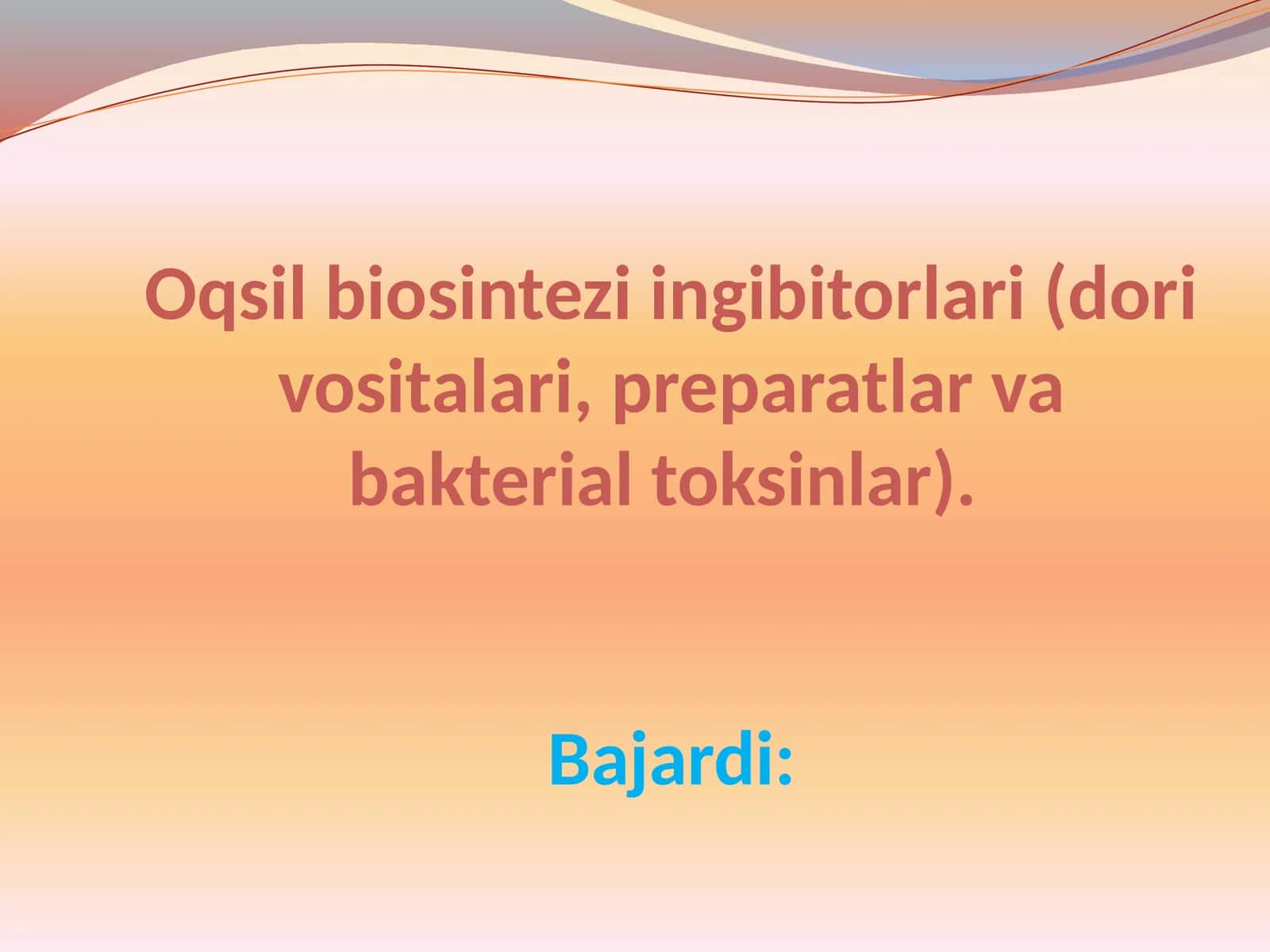 Oqsil biosintezi 1