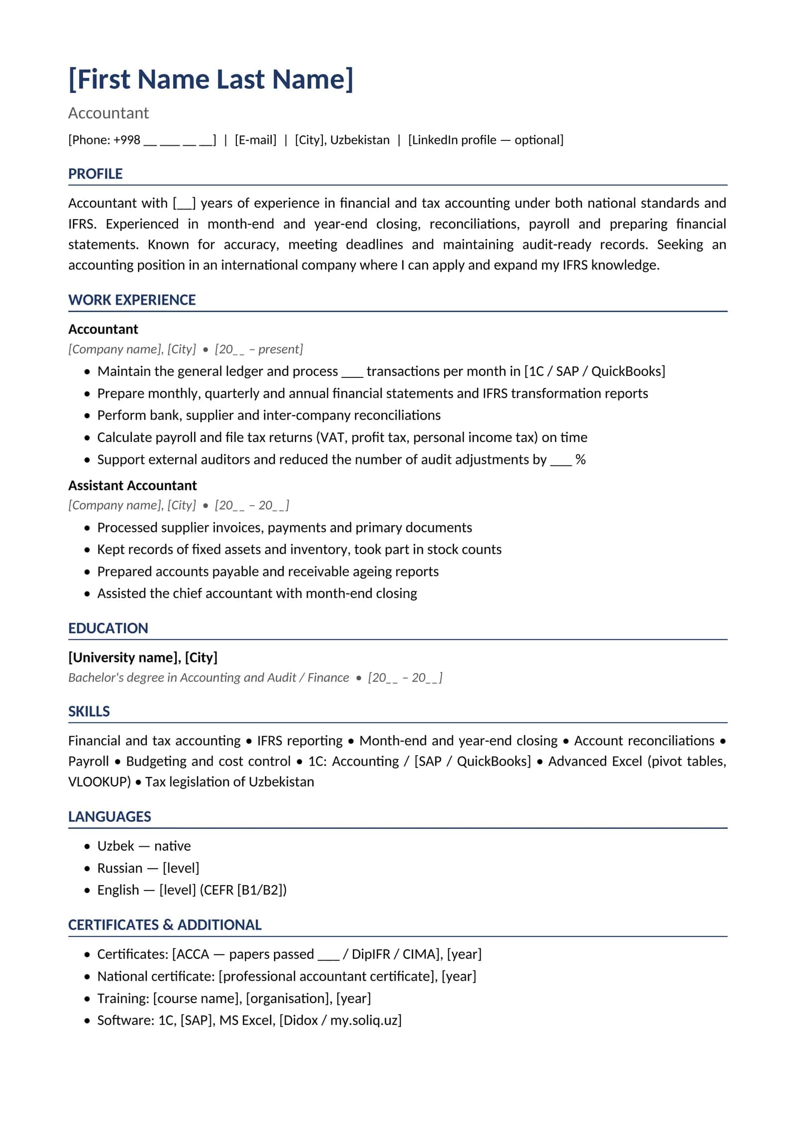 CV 03 English Accountant 1