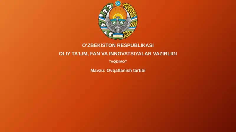 Ovqatlanishtartibi 1