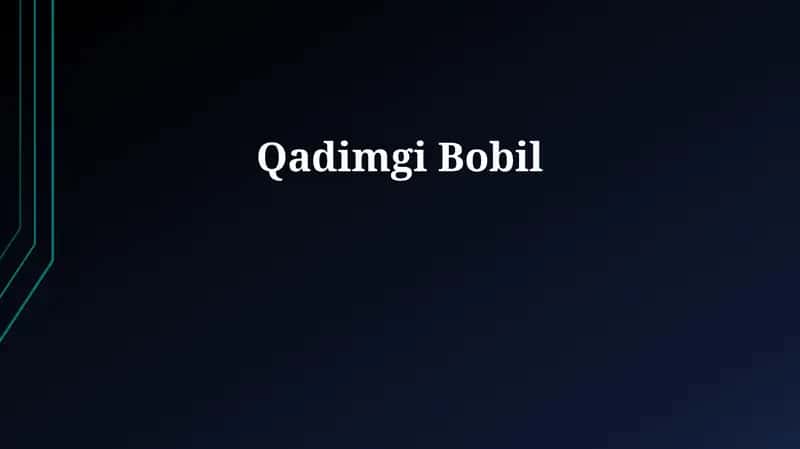 Qadimgi Bobil 1