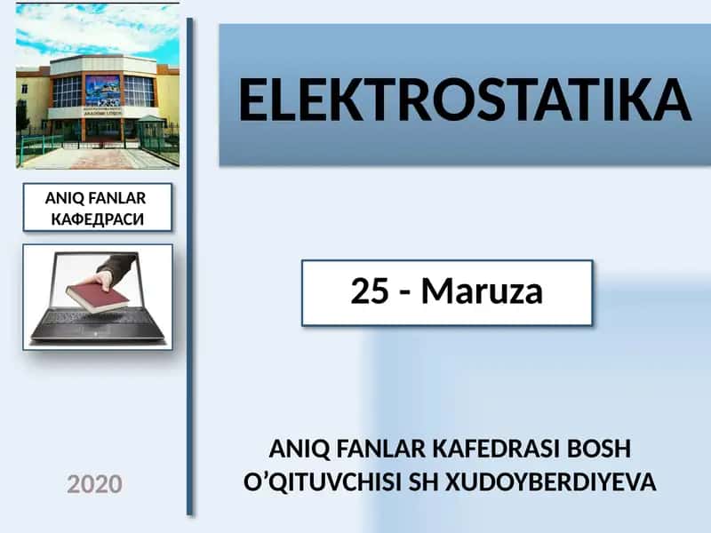 ELEKTROSTATIKA 1