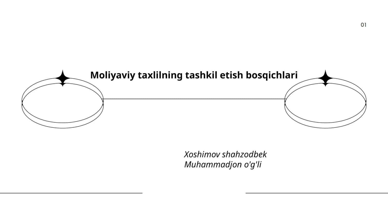 Moliyaviy taxlilning tashkil etish bosqichlari 1