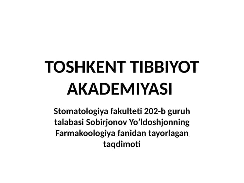 Parkinsonkasalligidaishlatiladigandorivositalar 1