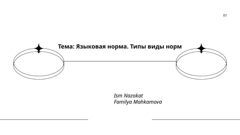 Языковая норма. Типы виды норм 1