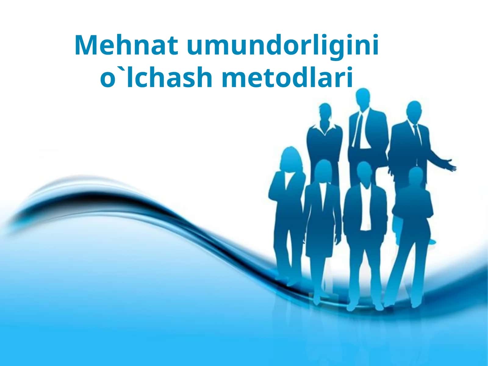 Mehnat unumdorligini o'lchash metodlari 1
