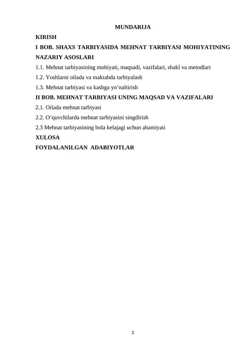 MEHNAT TARBIYASI 1