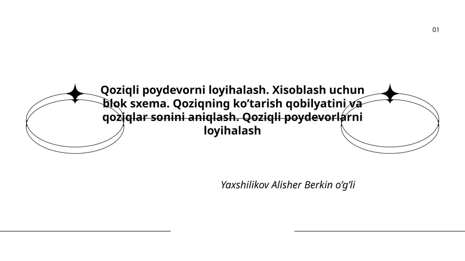 Qoziqli poydevorni loyihalash 1