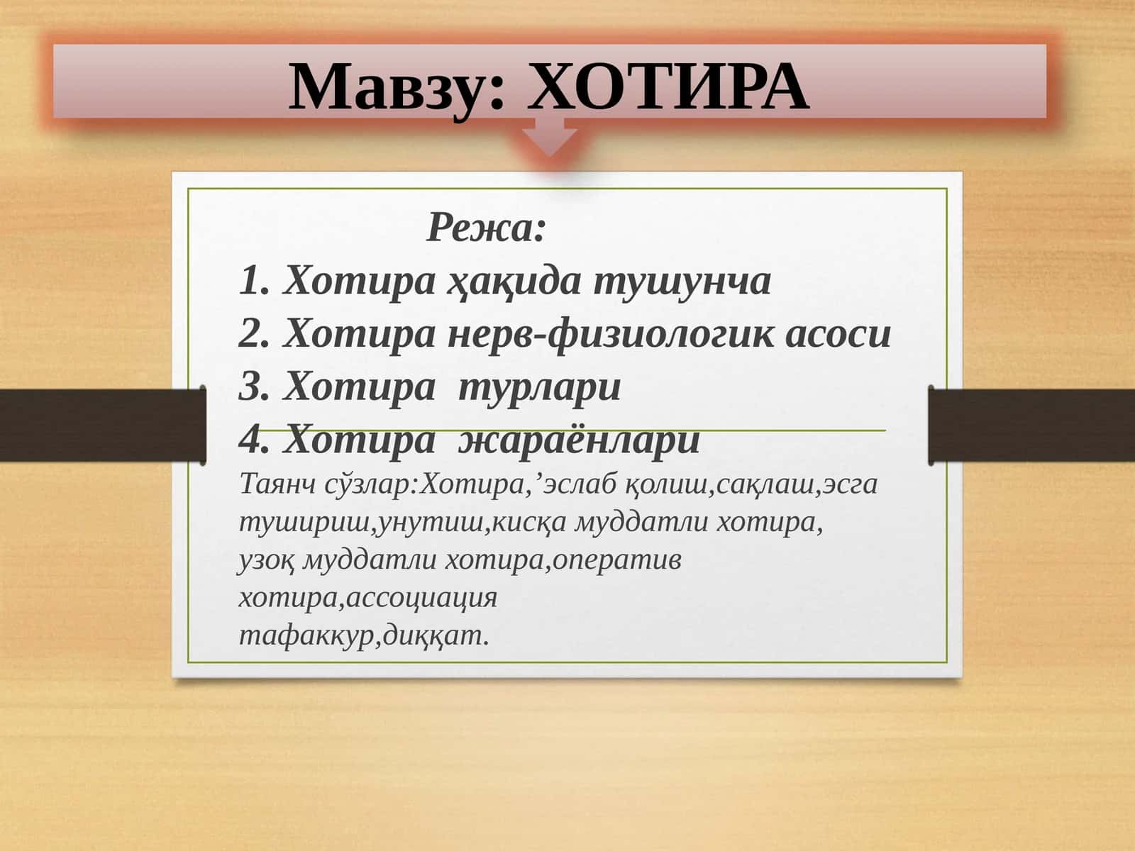 ХОТИРА 1